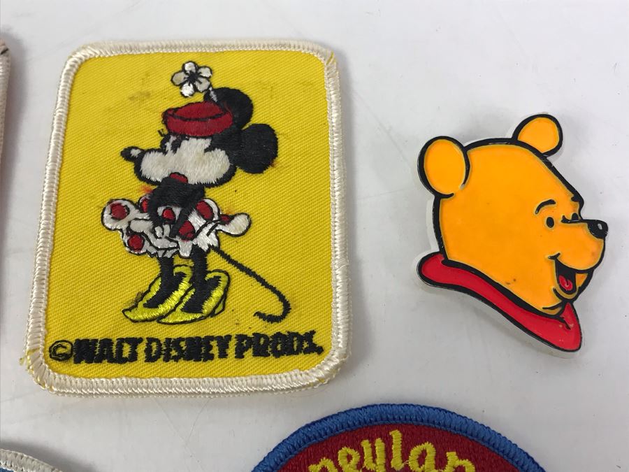 Vintage Walt Disney Disneyland Mickey Mouse Patch And Button Lot [Photo 7]