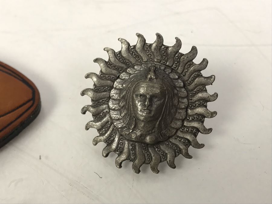 Collectibles Lot With Pins, Patches, Keychains, Bracelet Includes Airline Wings, Marilyn Monroe Brooch, Webelos, Girl Scouts, Trojans Football Brooch, USN, Snow White, Wells Fargo - See Photos [Photo 6]