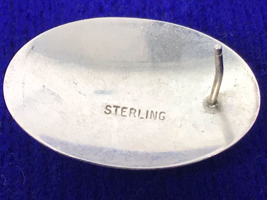 Sterling Silver Jewelry Earring Lot With Sterling Ring - Some Signed Woods Sterling And KBN Sterling 64.3g (One Earring Shown Nearest Bottom Needs Repair) [Photo 16]