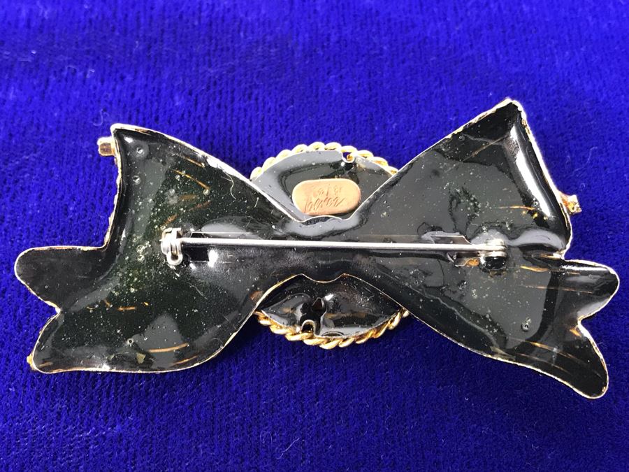 Signed Cheryl Berez Brooch Korbel Champagne Cellars Brooch Pin [Photo 2]