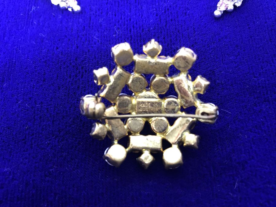 Vintage Rhinestone Jewelry Made In Austria And West Germany Plus Brooch Pin Made In Austria [Photo 12]