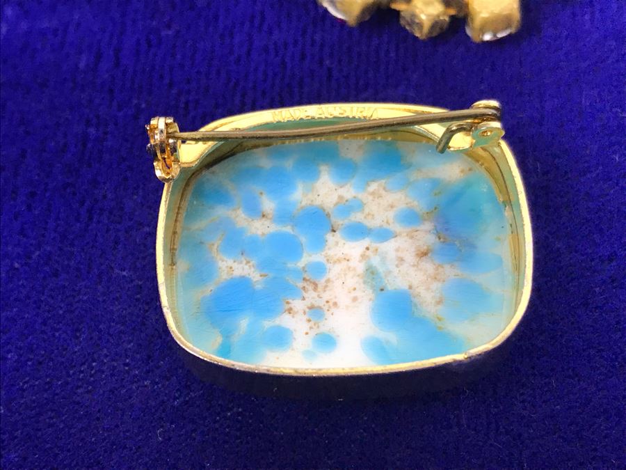 Vintage Rhinestone Jewelry Made In Austria And West Germany Plus Brooch Pin Made In Austria [Photo 17]