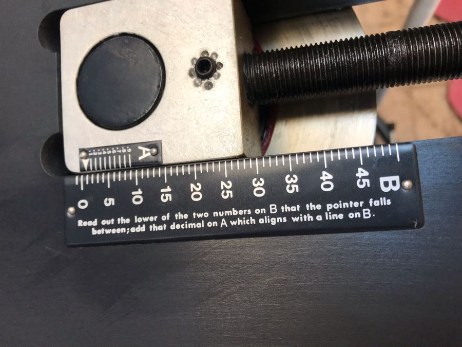 Rare Ettan Press Co Etching Press San Diego, CA With Custom Steel Frame Base Desirable High Quality Print Making Press MS-3 Etching Press 24.25 X 48 X .75' 280LBS Estimate $3,000 [Photo 20]