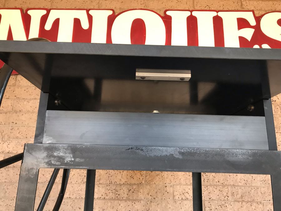 Rare Ettan Press Co Etching Press San Diego, CA With Custom Steel Frame Base Desirable High Quality Print Making Press MS-3 Etching Press 24.25 X 48 X .75' 280LBS Estimate $3,000 [Photo 16]