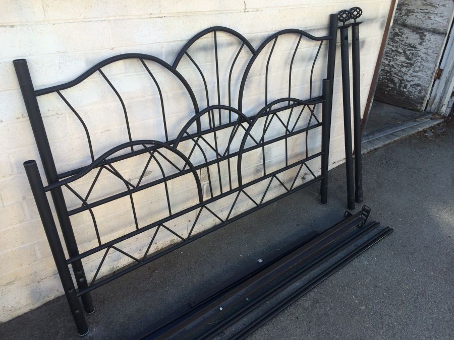 Queen Size 4 Poster Black Bed Frame
