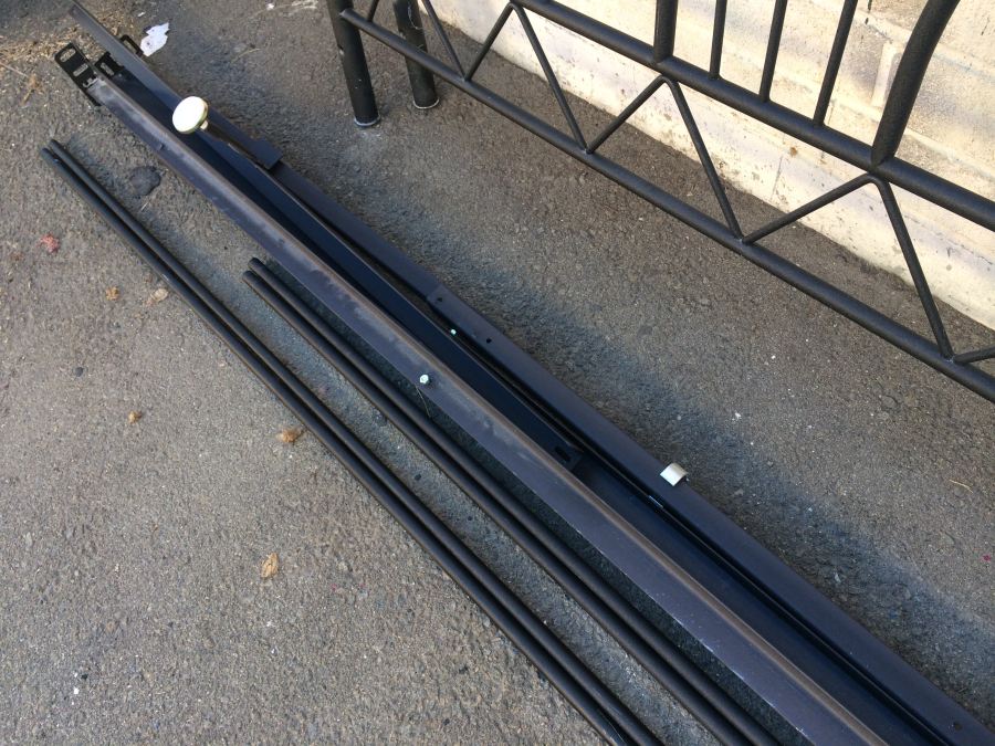 Queen Size 4 Poster Black Bed Frame [Photo 3]