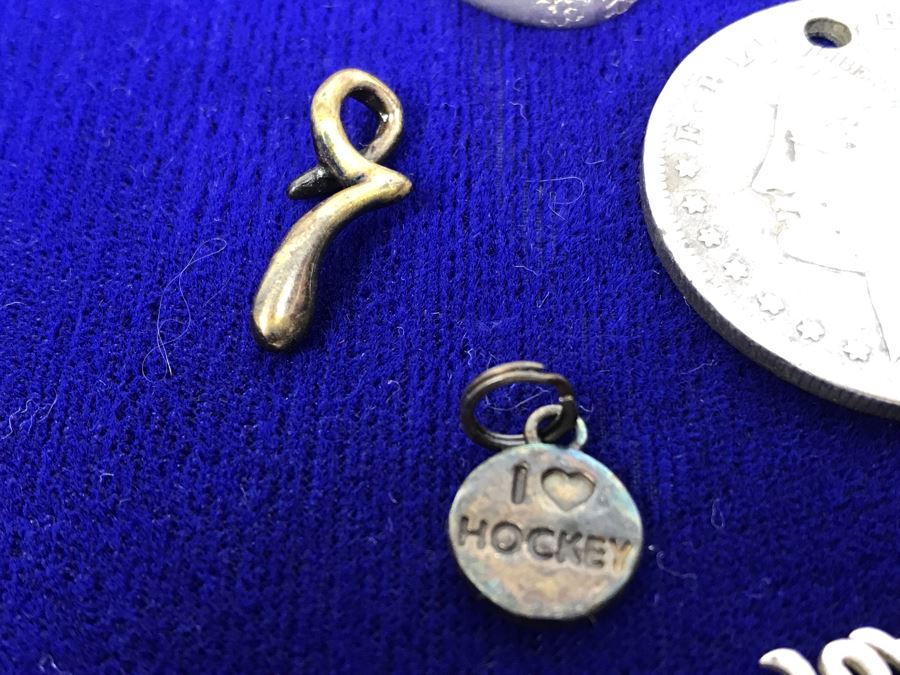 Sterling Silver Lot With Drilled Silver Coin 41.7g [Photo 9]