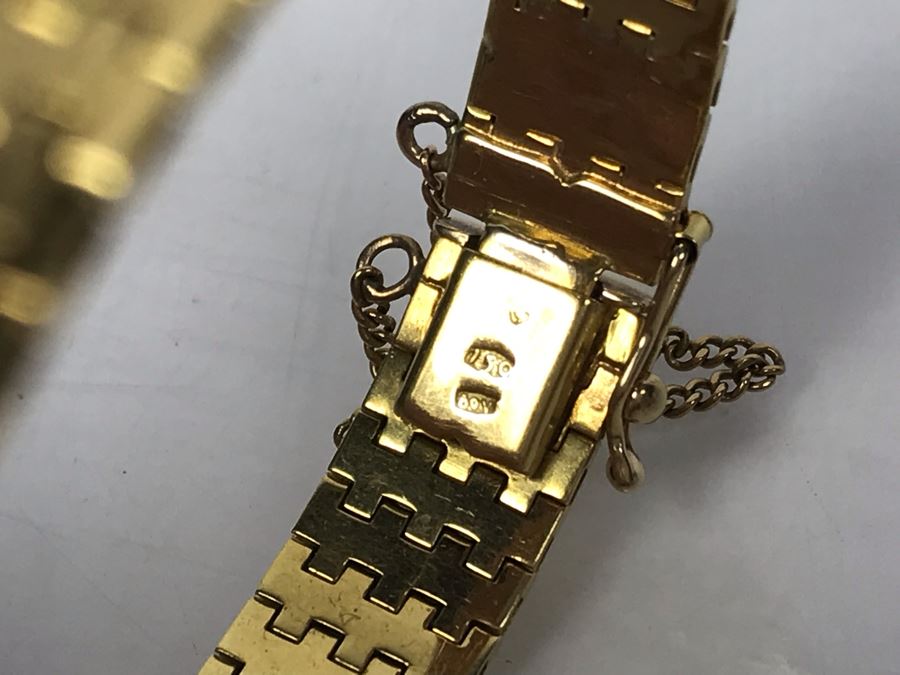 18K Gold Chain Bracelet 26.7g [Photo 5]