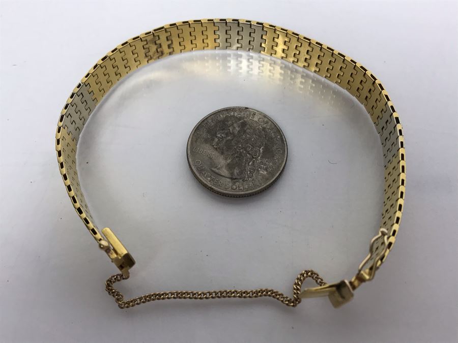 18K Gold Chain Bracelet 26.7g [Photo 9]