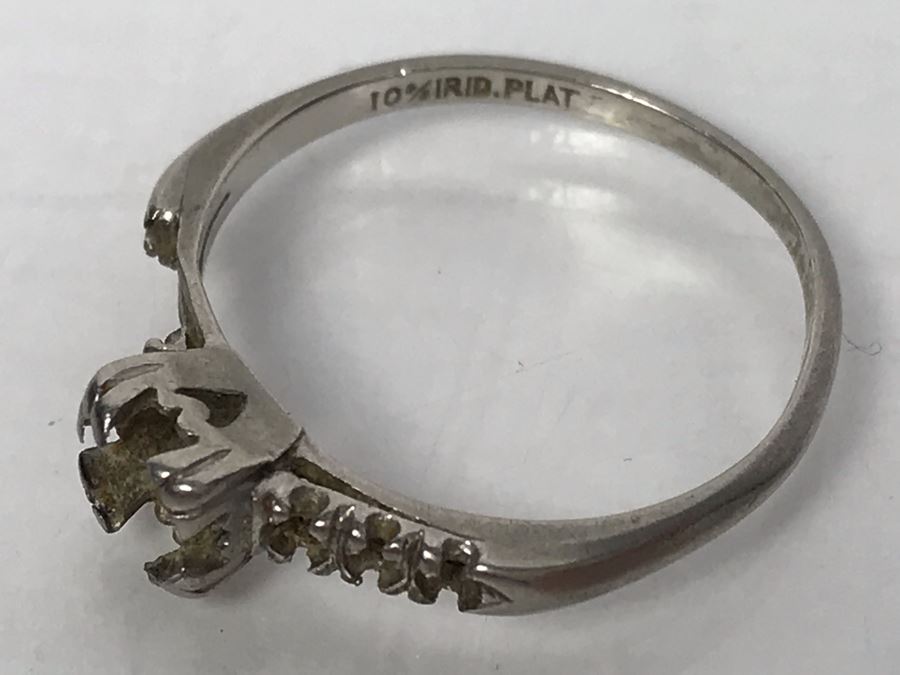Platinum Ring For Scrap 10% IRID 90% PLAT 2.3g $56 Melt Value [Photo 4]