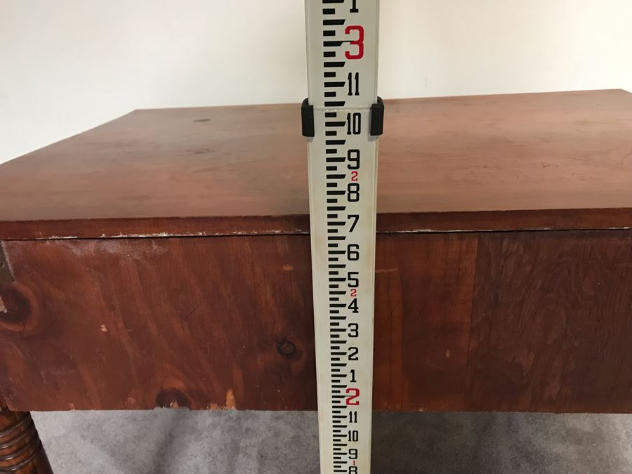 Primitive Slant Top Desk With Hinged Top And Storage 37'W X 25'D X 31'H [Photo 13]