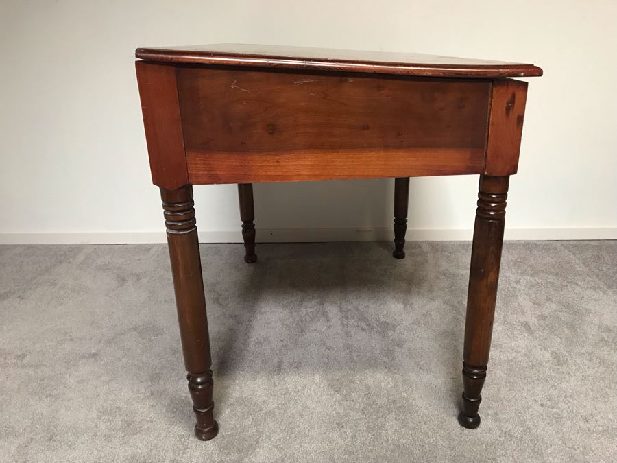 Primitive Slant Top Desk With Hinged Top And Storage 37'W X 25'D X 31'H [Photo 10]