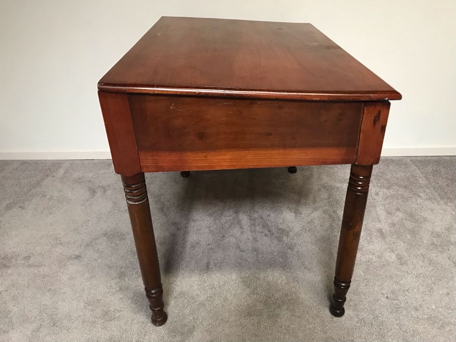 Primitive Slant Top Desk With Hinged Top And Storage 37'W X 25'D X 31'H [Photo 11]