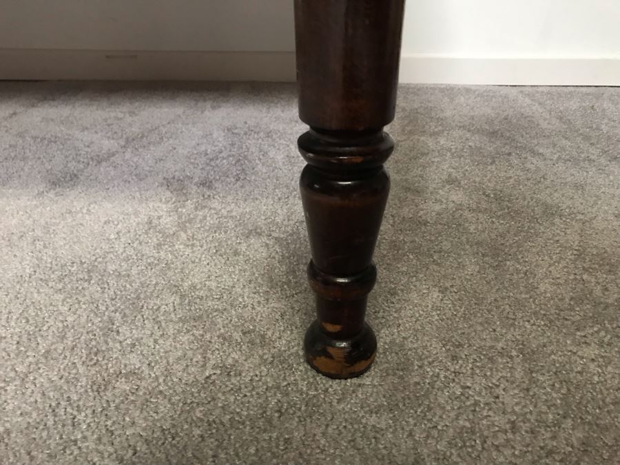 Primitive Slant Top Desk With Hinged Top And Storage 37'W X 25'D X 31'H [Photo 8]