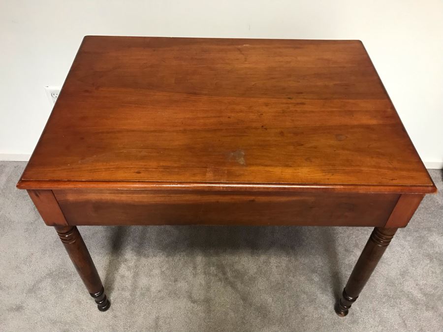 Primitive Slant Top Desk With Hinged Top And Storage 37'W X 25'D X 31'H [Photo 5]