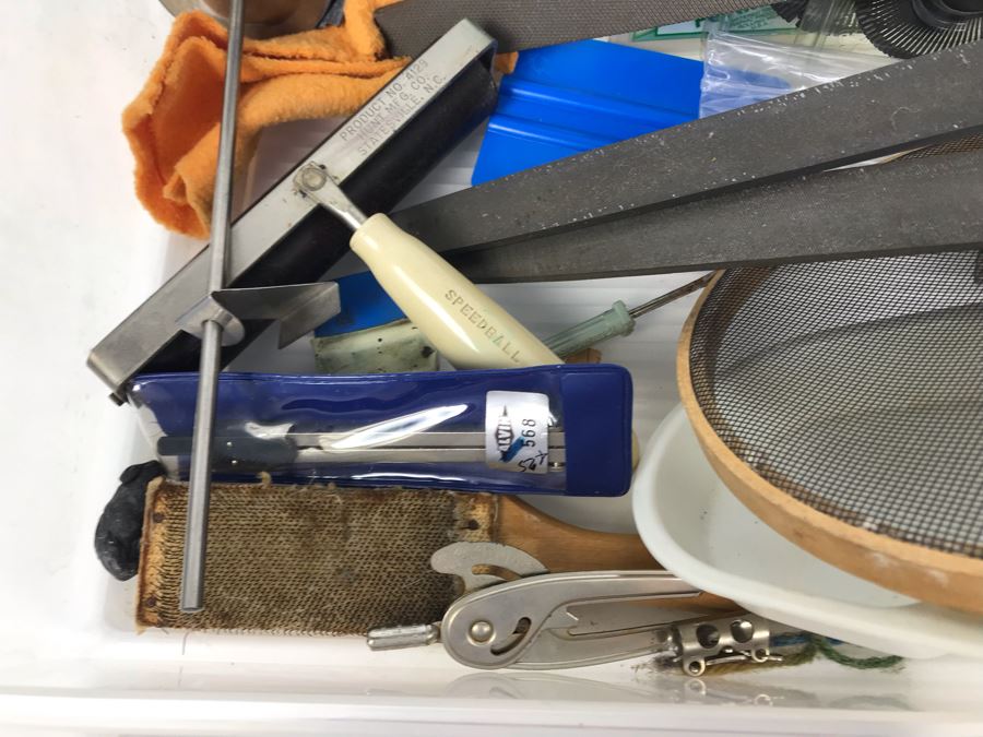 Etching Art Supplies And Etching And Engraving Book By John Buckland-Wright [Photo 7]