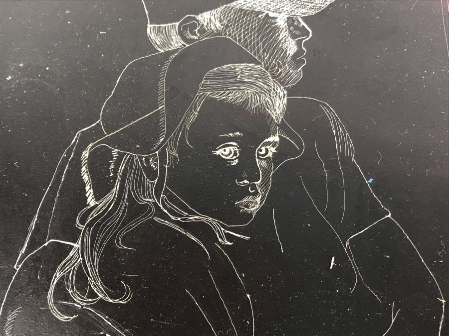 Pair Of Artist Etched Etching Plates 6' X 9' [Photo 5]