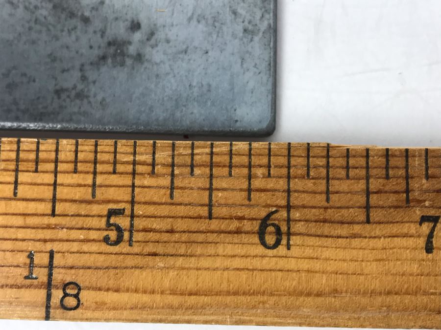 Original Artist Etched Etching Zinc Plate With Etching On Paper Of Plate 6' X 9' [Photo 8]