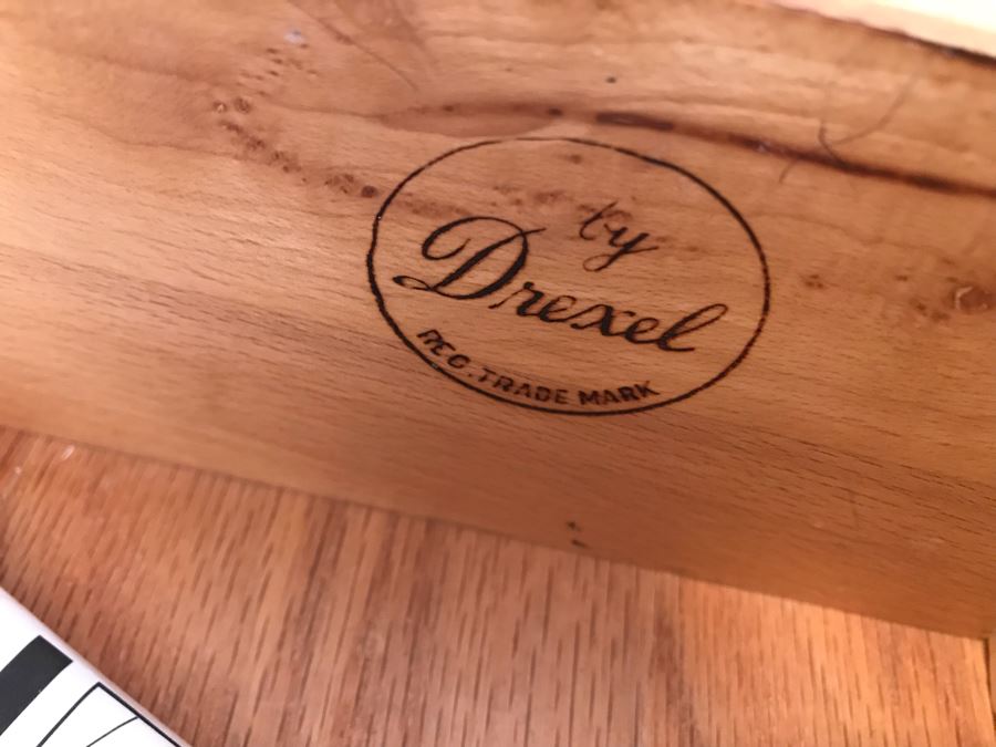 French Provincial Matching Nightstands With Pair Of Vintage Lamps  [Photo 6]