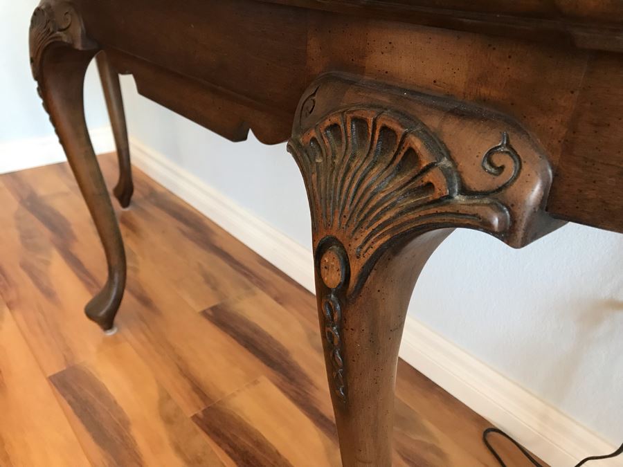 Stunning Vintage Wooden Hallway Entry Table Retailed For $1,600 [Photo 7]