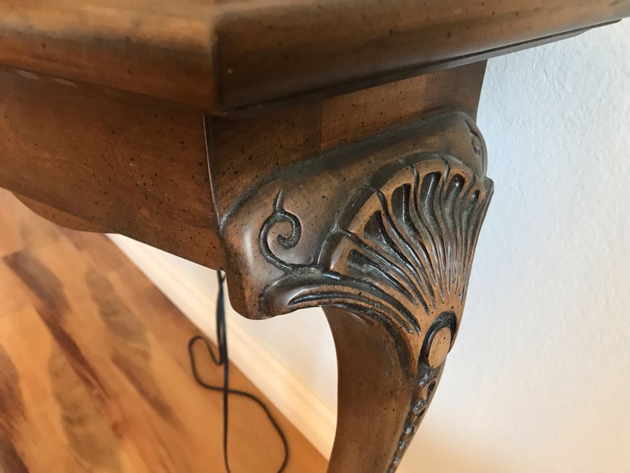 Stunning Vintage Wooden Hallway Entry Table Retailed For $1,600 [Photo 6]