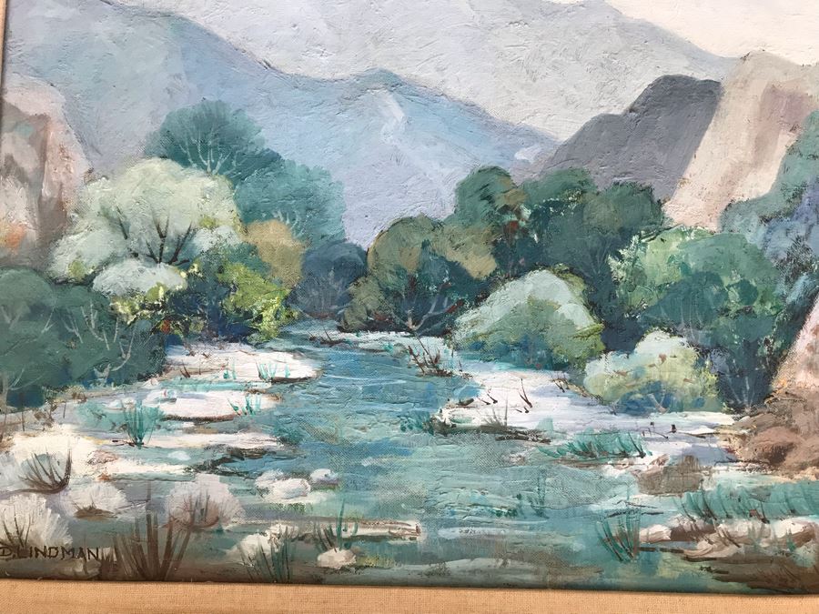 Original Plein Air Painting By D. Lindman 25.5' X 21.5' [Photo 4]