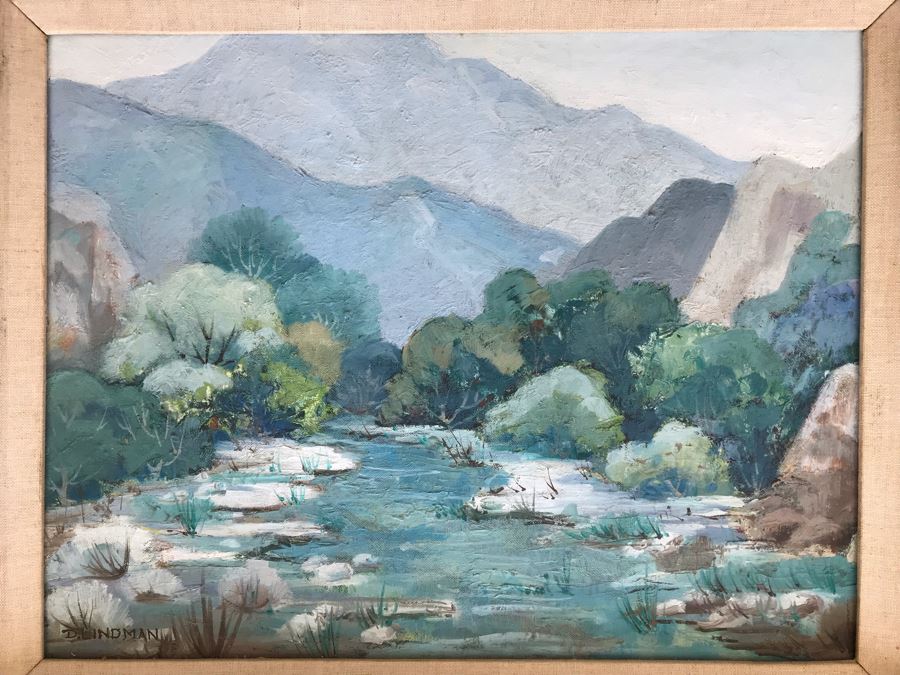 Original Plein Air Painting By D. Lindman 25.5' X 21.5' [Photo 3]