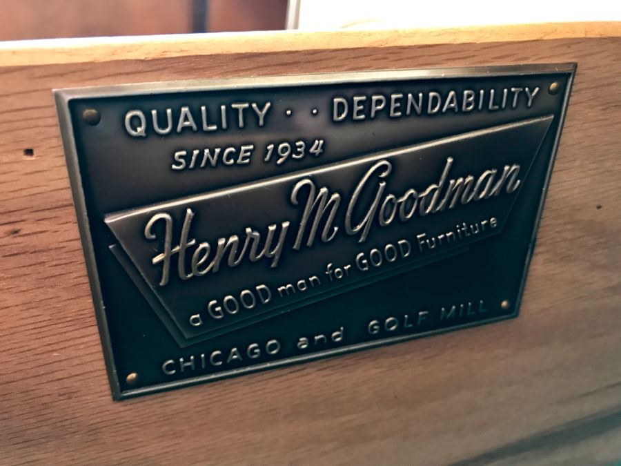 Mid Century 2 Door Buffet Made By Henry M. Goodman 'A Good Man For Good Furniture' [Photo 3]
