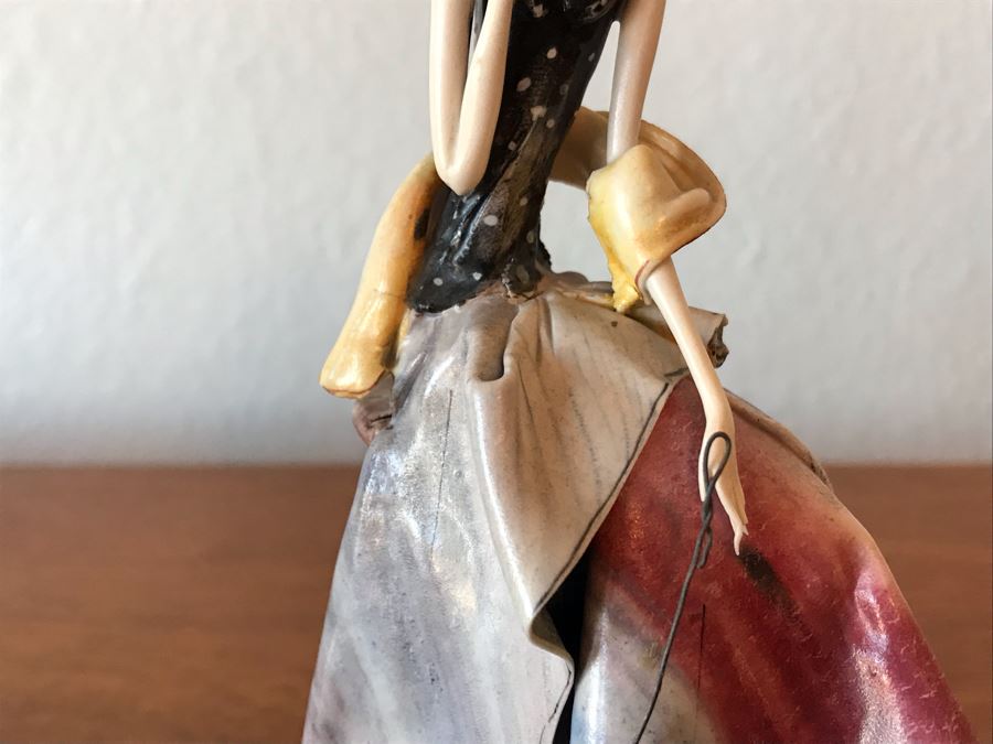 Pair Of Vintage Italian Porcelain Sculptures Signed By Gigi Duso 6.5'H [Photo 11]