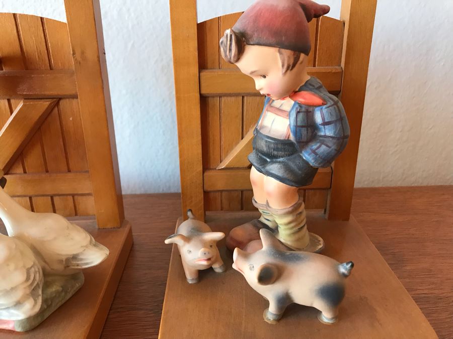 Vintage Bookends Appear To Be Hummel Figurines [Photo 7]