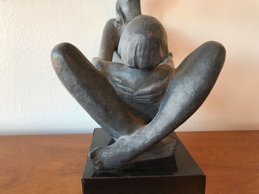 Vintage Austin Productions Sculpture Of Woman With Child 15.5”W × 11ʺD × 20ʺH [Photo 8]