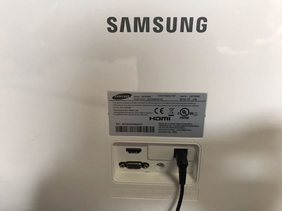 SAMSUNG LEF 27-Inch Monitor Model S27D360H [Photo 6]
