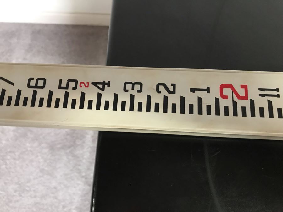 Mid-Century Bent Chrome Base Table With Black Top 28'W X 19'D X 21'H [Photo 9]