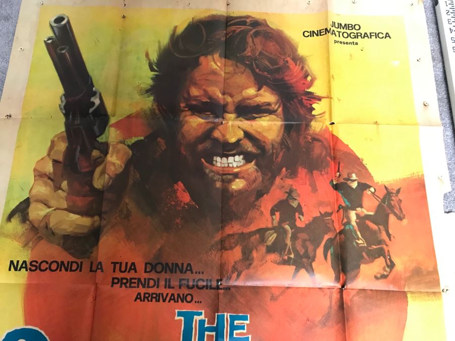 Vintage 1971 Foreign Movie Poster The Scavengers 39' X 54' [Photo 4]