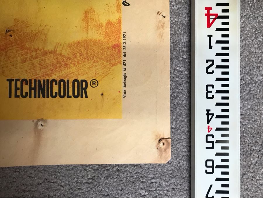 Vintage 1971 Foreign Movie Poster The Scavengers 39' X 54' [Photo 10]