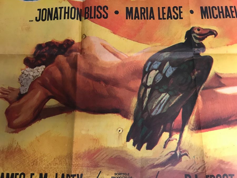 Vintage 1971 Foreign Movie Poster The Scavengers 39' X 54' [Photo 9]