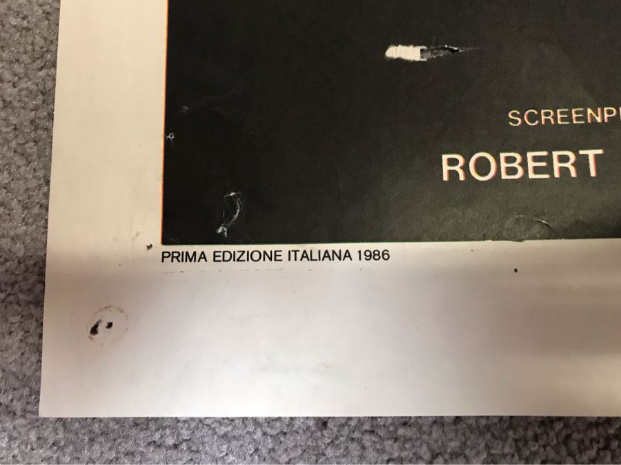 Vintage 1986 Foreign Movie Poster White Apache 38' X 54' [Photo 13]