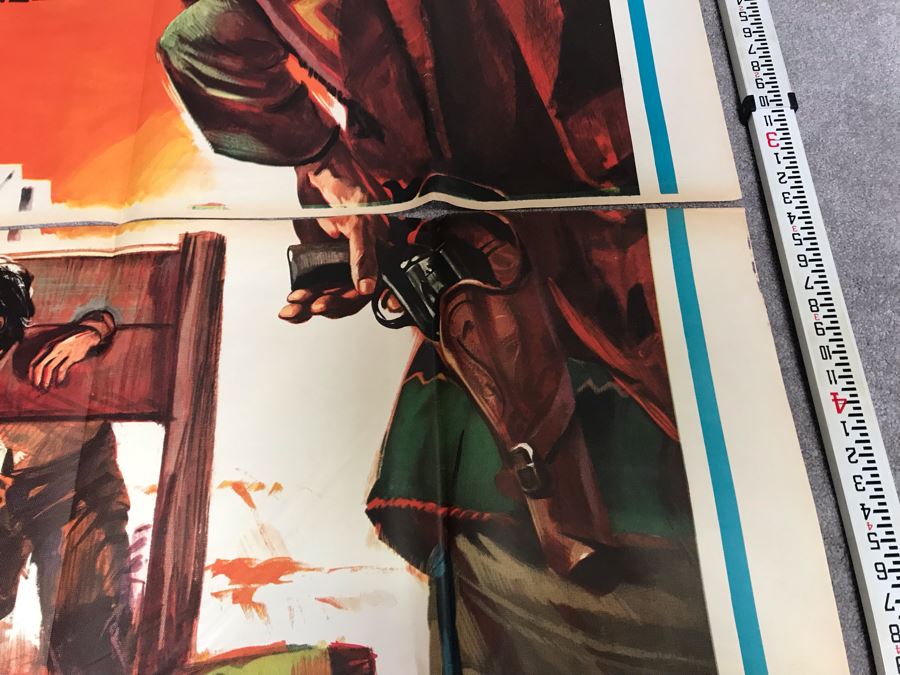 Vintage 1968 2-Piece Foreign Movie Poster Joko Invoca Dio... E Muori 54' X 78' [Photo 9]