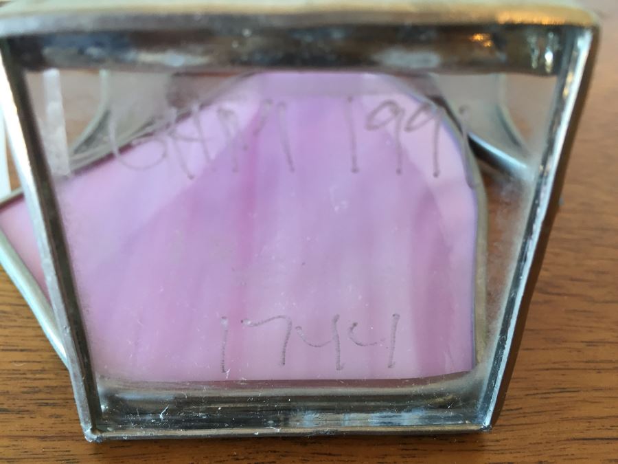 Set Of (4) Signed Stained Glass Angels Signed GHM [Photo 16]