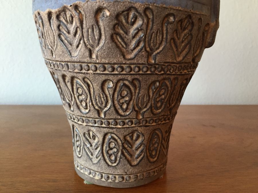 Signed Mid-Century Pottery Pitcher And Italian Pottery Vessel Pitcher [Photo 10]