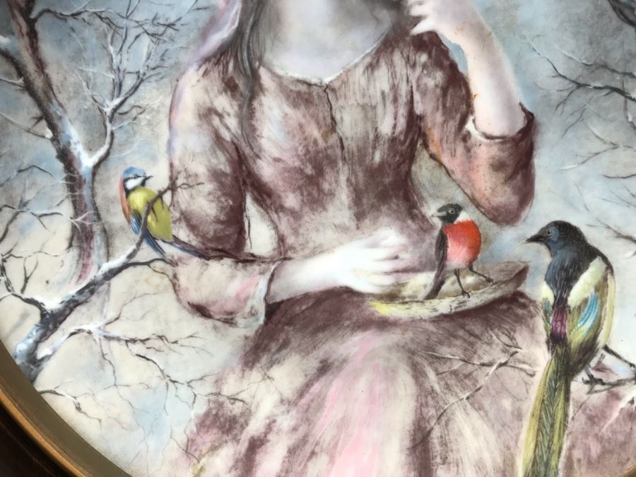 Set Of (3) Limoges France Painted Limited Edition 9' Plates Henri D'Arceau L & Fils By Guy Cambier [Photo 11]