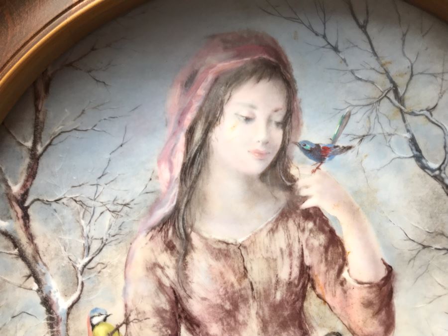 Set Of (3) Limoges France Painted Limited Edition 9' Plates Henri D'Arceau L & Fils By Guy Cambier [Photo 10]