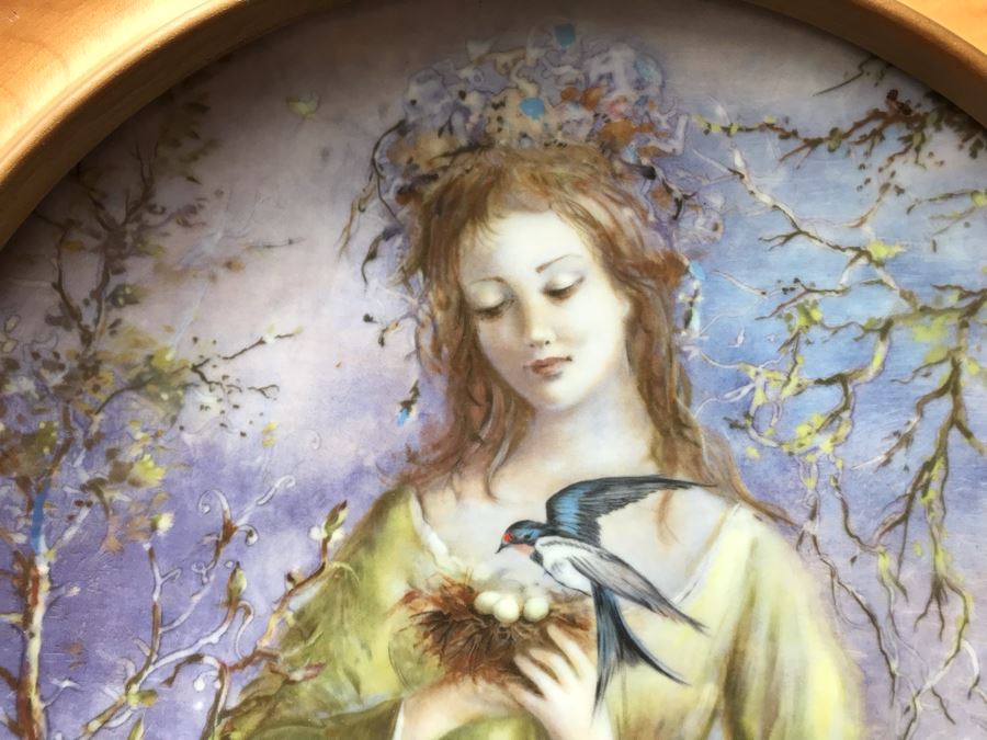 Set Of (3) Limoges France Painted Limited Edition 9' Plates Henri D'Arceau L & Fils By Guy Cambier [Photo 6]