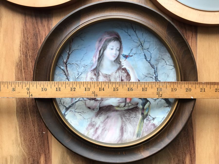 Set Of (3) Limoges France Painted Limited Edition 9' Plates Henri D'Arceau L & Fils By Guy Cambier [Photo 18]