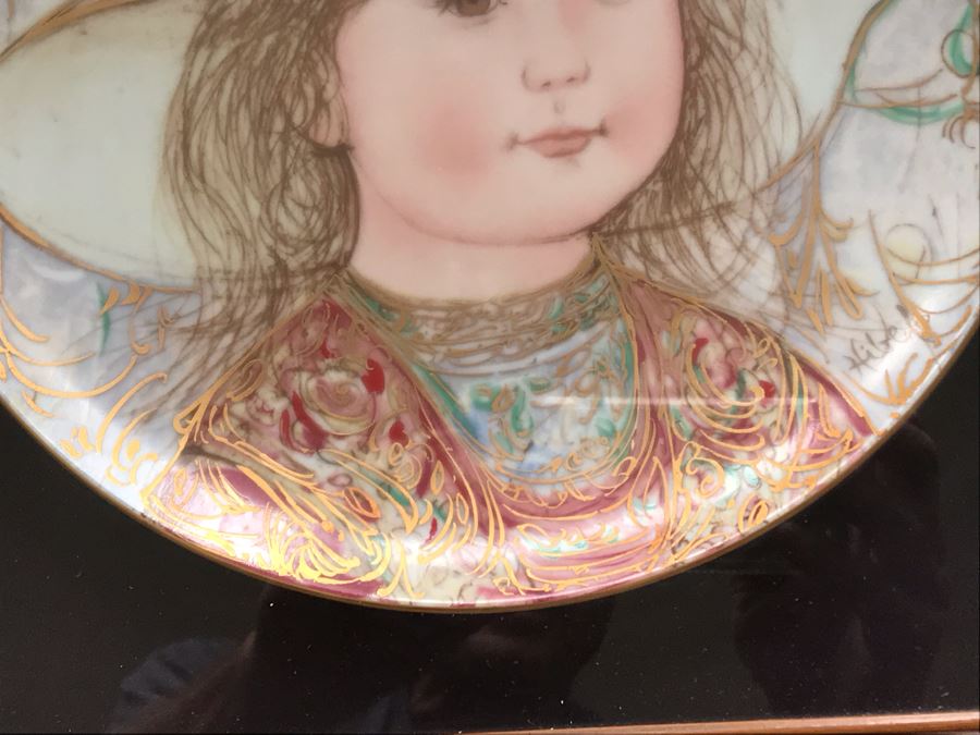 Set Of (4) 1984 Edna Hibel Limited Edition 'A Tribute To All Children' Plates: Giselle, Gerard, Todd And Wendy [Photo 11]