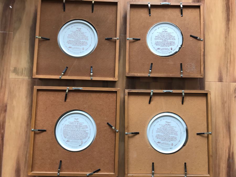 Set Of (4) 1984 Edna Hibel Limited Edition 'A Tribute To All Children' Plates: Giselle, Gerard, Todd And Wendy [Photo 18]