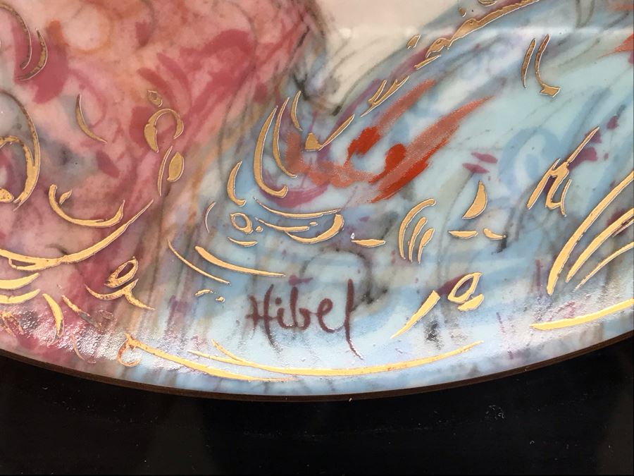 Set Of (4) 1984 Edna Hibel Limited Edition 'A Tribute To All Children' Plates: Giselle, Gerard, Todd And Wendy [Photo 4]