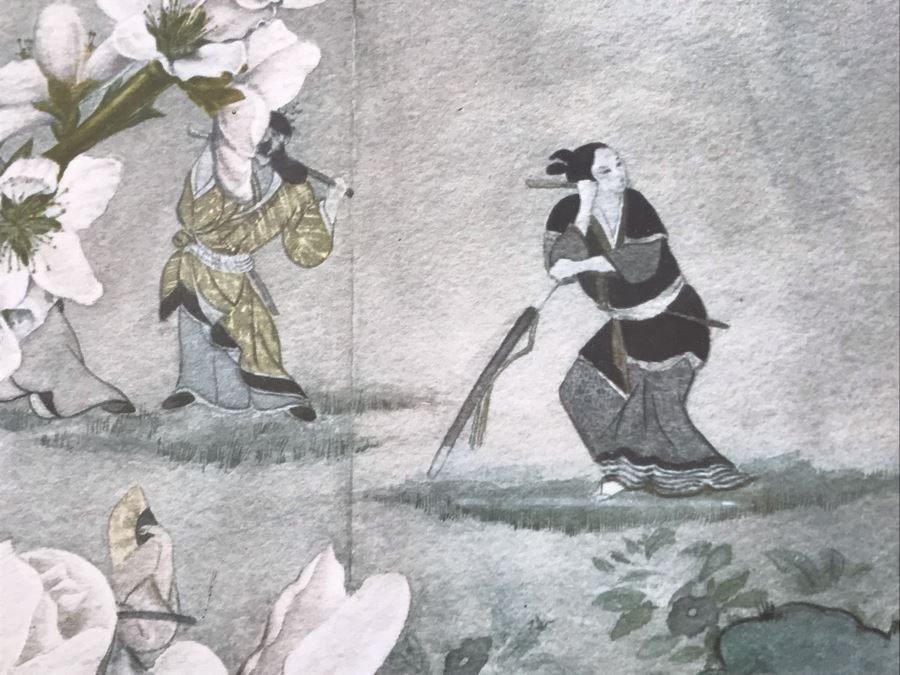 Nicely Framed Asian Print 38' X 28' [Photo 7]