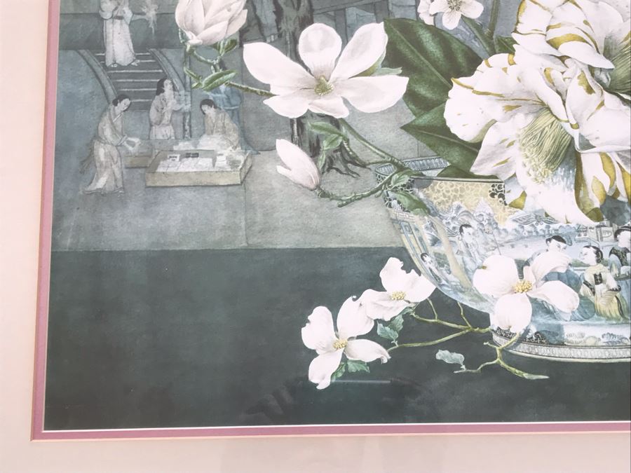 Nicely Framed Asian Print 38' X 28' [Photo 4]