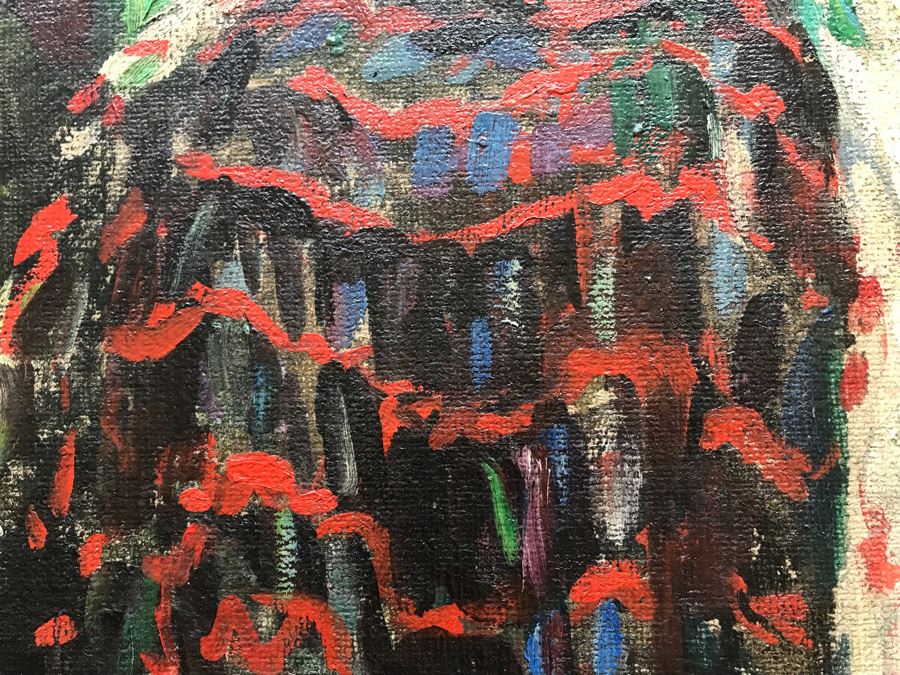 Original Portrait Still Life Oil Painting On Board By Listed Artist Florence White Williams (1888-1953) From Van Pelt Art Galleries 43' X 37' [Photo 7]